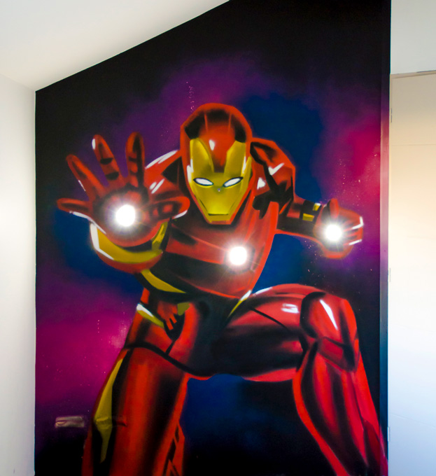 Décoration chambre Iron Man