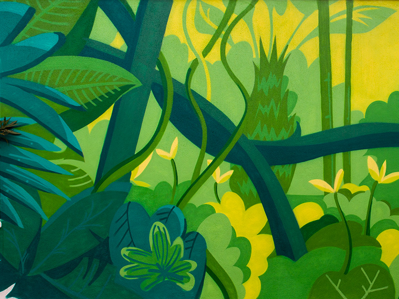 dcoration graffiti jungle