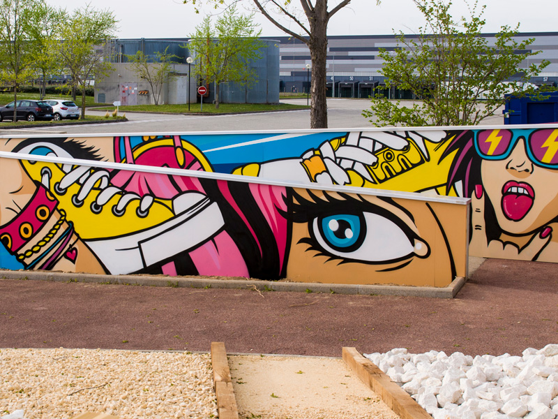 graffeur pop art Spartoo