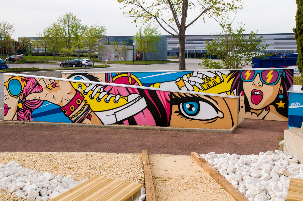 graffeur pop art Spartoo