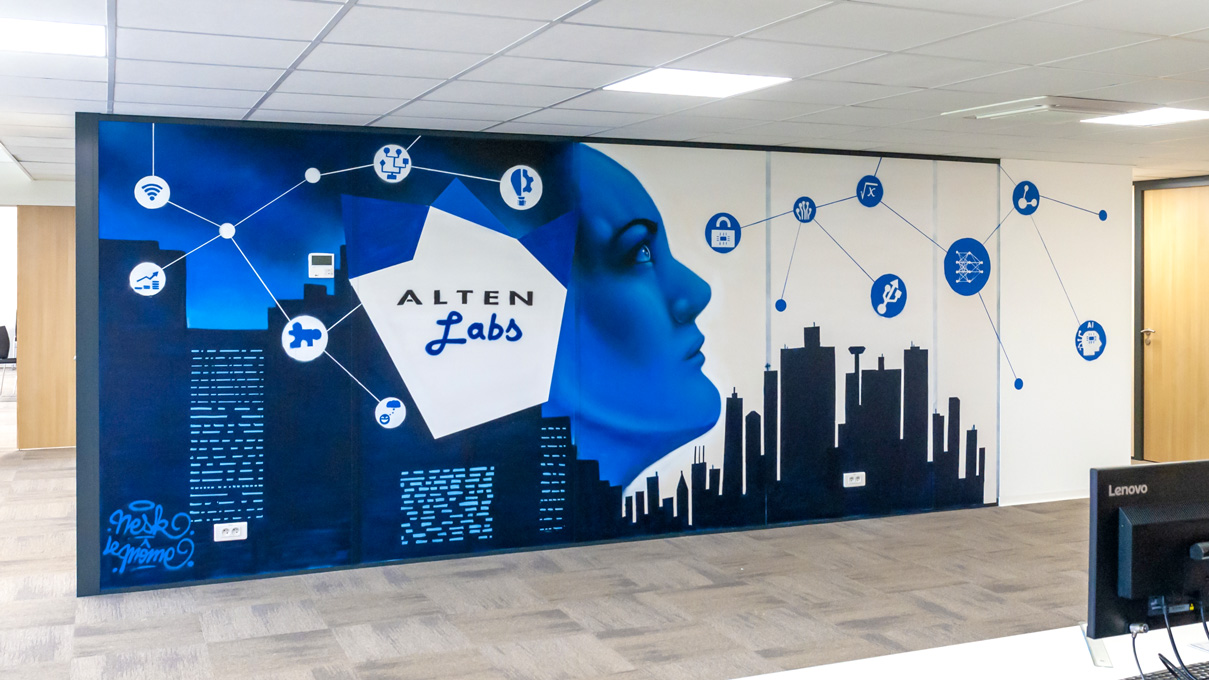 Graffiti entreprise informatique