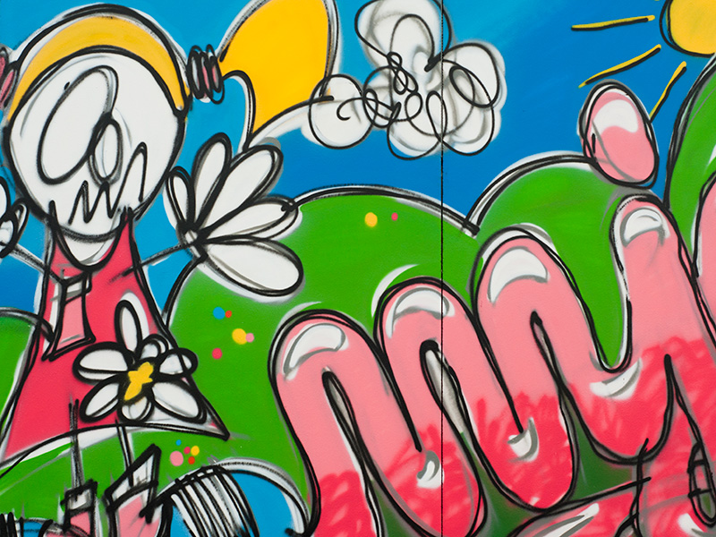 graffiti illustration enfant