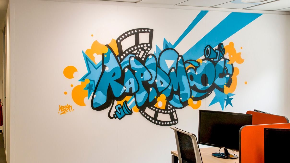 Graffiti open space cinéma