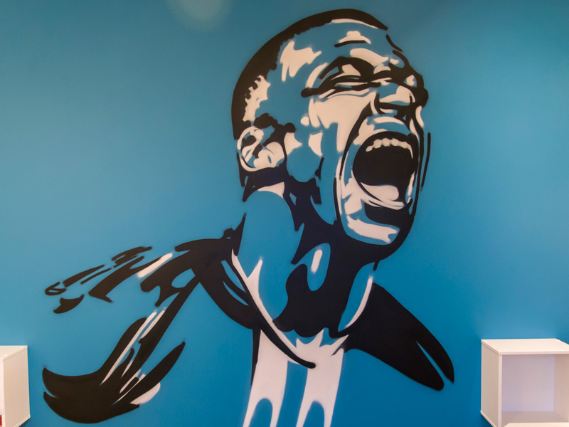 graffiti portrait Mbapp