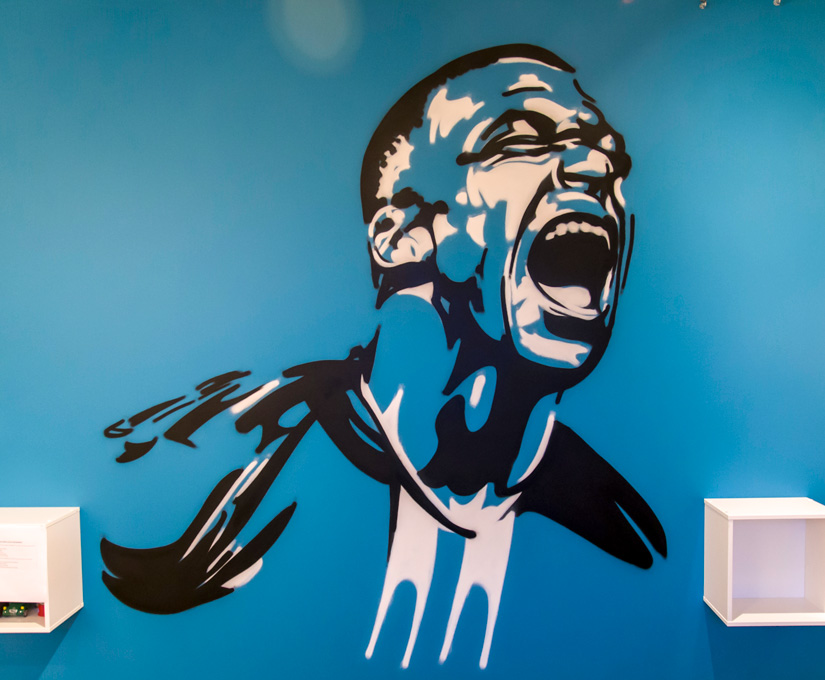 graffiti portrait Mbappé